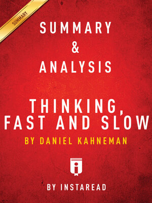 cover image of Summary & Analysis of Thinking, Fast and Slow by Daniel Kahneman